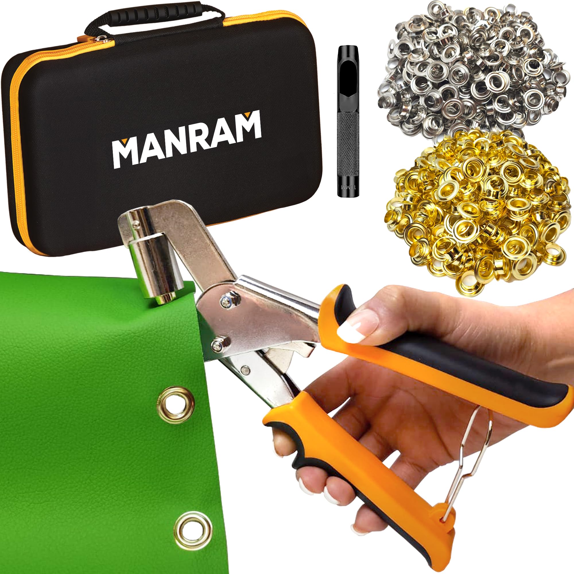 Amazon.com: Grommet Tool Kit - 3/8 Inch Eyelet Press Pliers 10mm